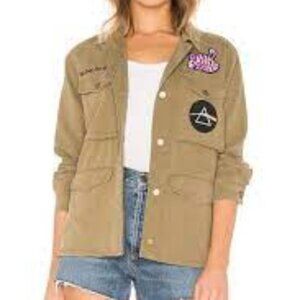 #3 BRAND NEW WITH TAGS DAYDREAMER PINK FLOYD PYRAMID FIELD JACKET IN ARMY
